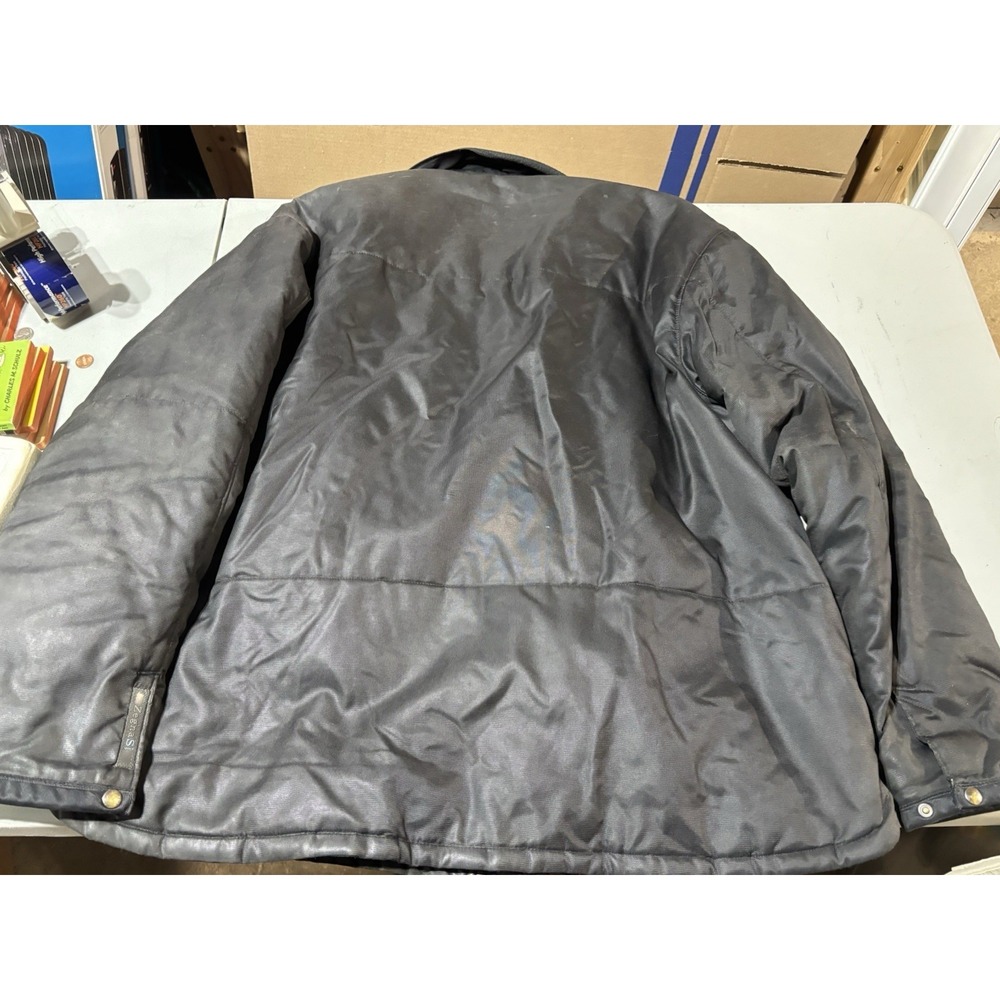 Zegna Sport Black Lined Coat Size XL - Picture 10 of 14